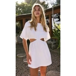 Free People FP Beach Dandelion Mini Dress Cut Out